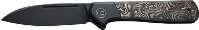 We Knife Soothsayer 3.48\" Black Titanium\/Black Stonewas!