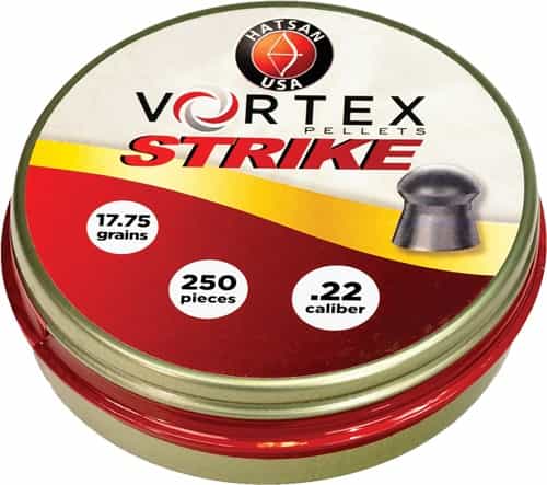 Hatsan Vortex Strike Pellets 22 17.75Gr 250 Per Tin