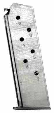 Mec-Gar Magazine 1911 Govt. 45Acp 7Rd Nickel