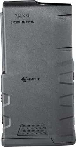 Mft Magazine Ar10\/Sr25 7.62X51 308 Win 20Rd Black Polymer