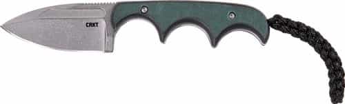Crkt Minimalist Spear Point Neck Knife 2.15\" Blade W\/Shth