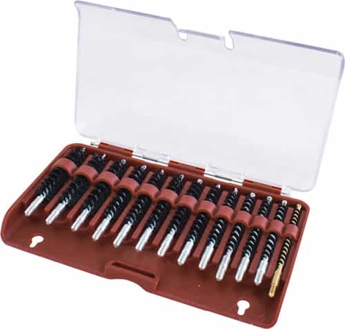 Tipton 13-Piece Nylon Rifle Bore Brush Set W\/Storage Case