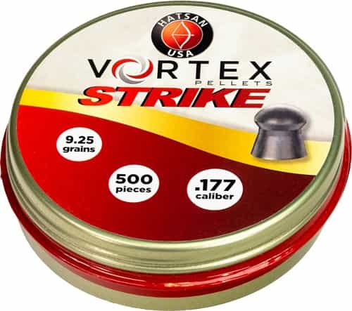 Hatsan Vortex Strike Pellets 177 9.25Gr 500 Per Tin