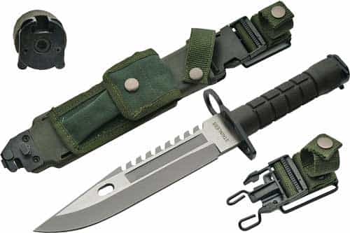 Szco Rite Edge 7.75\" M-9 Commando Knife W\/Sheath
