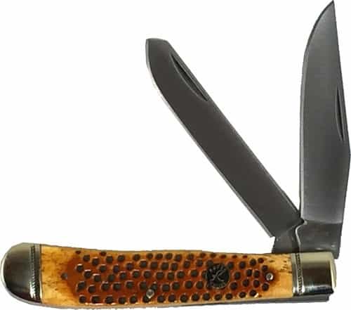 Abkt Roper Pit Viper Trapper Carbon 3.25\" Bld Jigged Bone