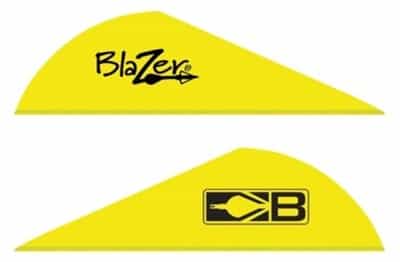 Bohning Blazer Vanes 2\" Solid Neon Yellow 100Pk