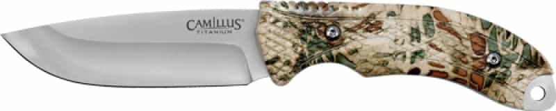 Camillus Mask Fixed Blade 4\" Ss Drop Point Blade Camo