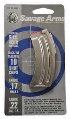 Savage Magazine Mkii Series .22Lr\/.17Hm2 10Rd Stainless
