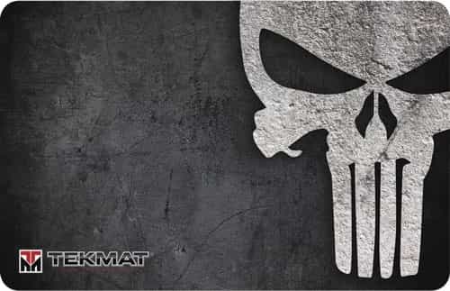 Tekmat Armorers Bench Mat 11\"X17\" Punisher Black