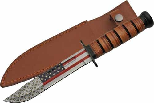 Szco Rite Edge 7\" Flag Combat Fighter 12\" Oal W\/Sheath