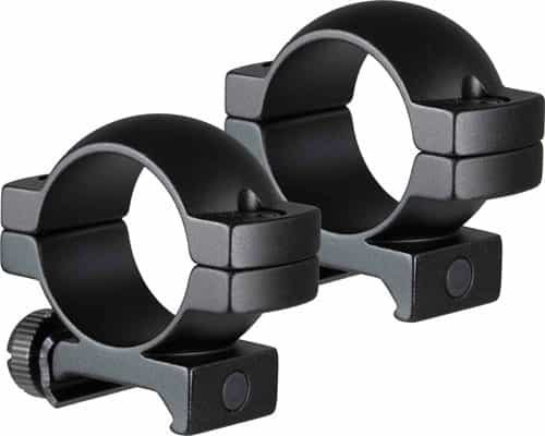 Truglo Rings 1\" Medium Matte Picatinny\/Weaver W\/4 Screws