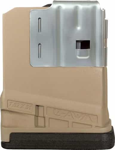 Lancer Magazine L7awm Sr-25 7.62X51 10Rd Opaque Fde