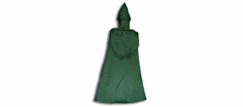 Medieval Hooded Cloak - Green By Say