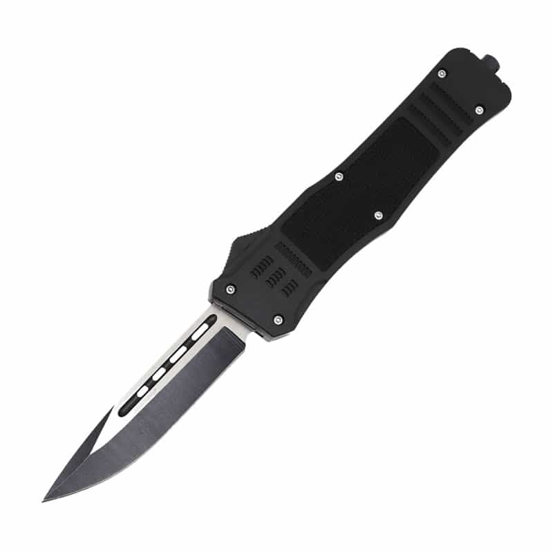 3.5" Abs Otf Automatic Knife W/ Drop Point Blade