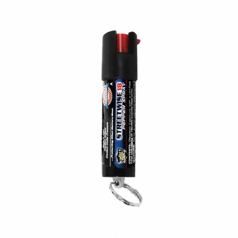 Streetwise 18 Stream Pepper Spray 0.5 Oz Safety Lock