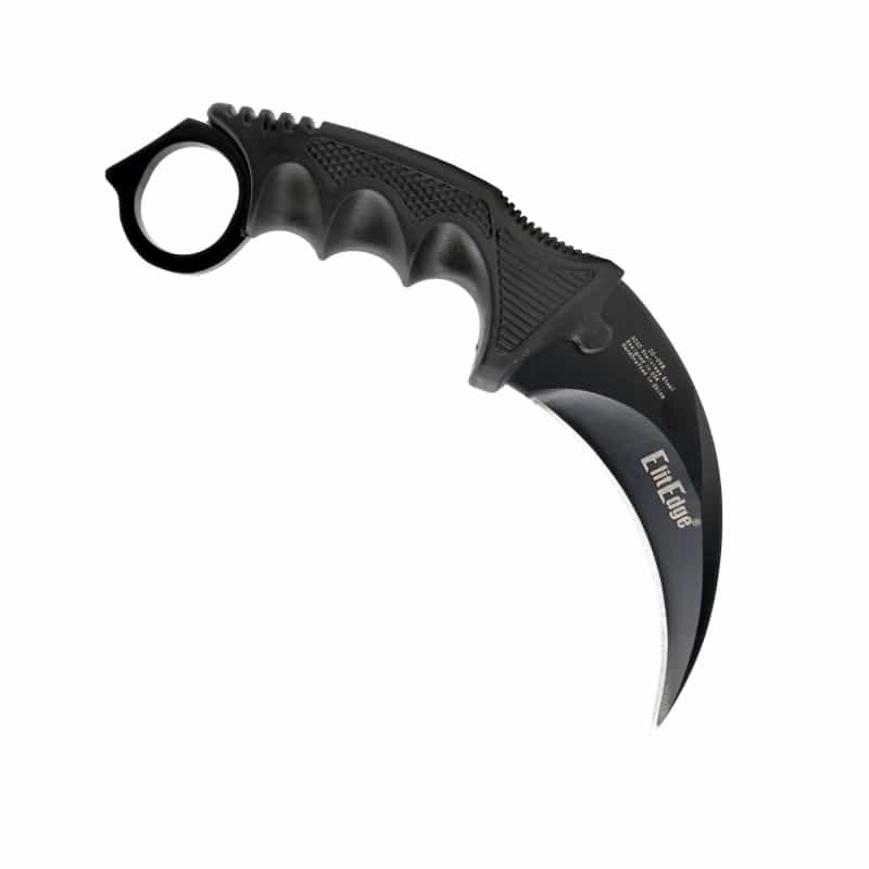 Karambit 7.5" Neck Knife - Black
