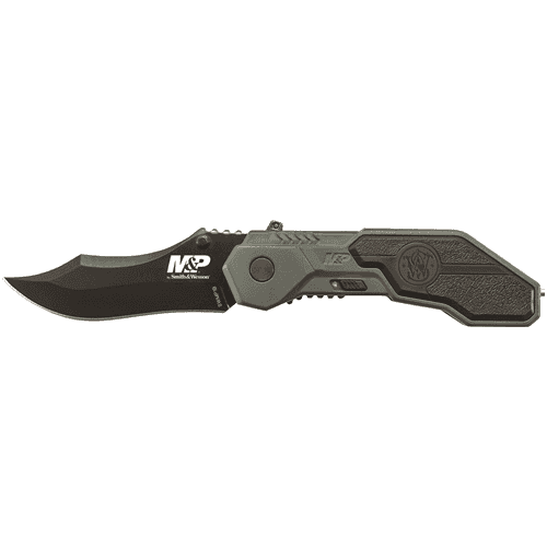 Packaging: Clam, Blade Color: Black, Handle Color: Black/Gray, Blade Edge: Plain