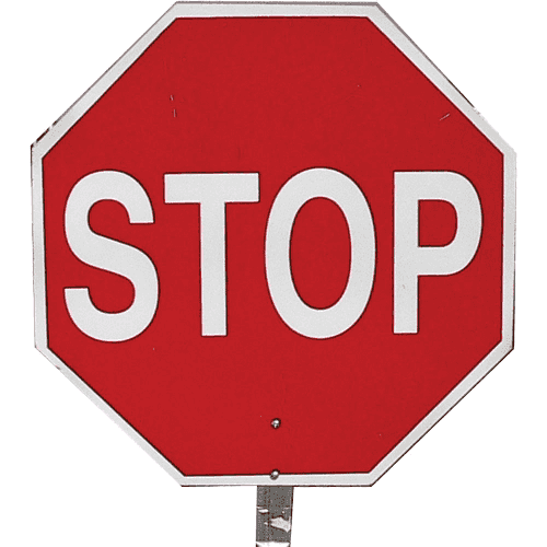Size: 14", Logo: Stop/Stop