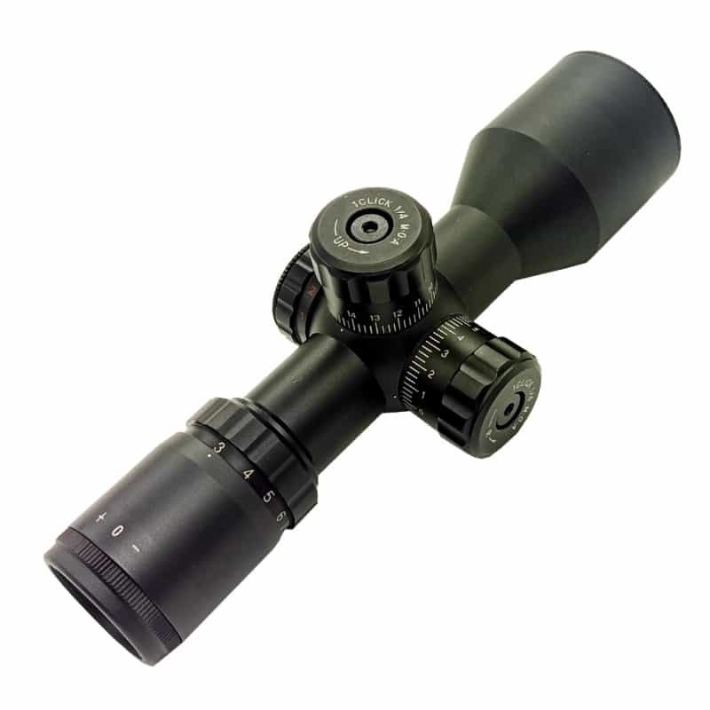 Hunt-Down Black 3-9X42v R/G Illuminated Reticle Rifle Scope