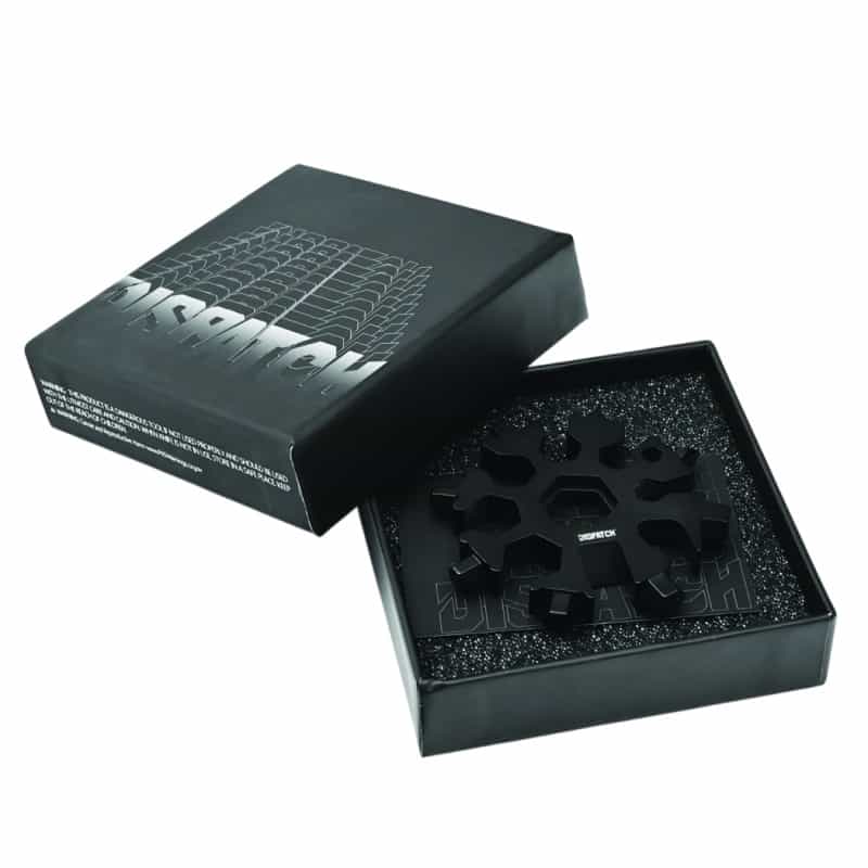Dispatch Black 18-In-1 Stainless Steel Snowflake Multitool