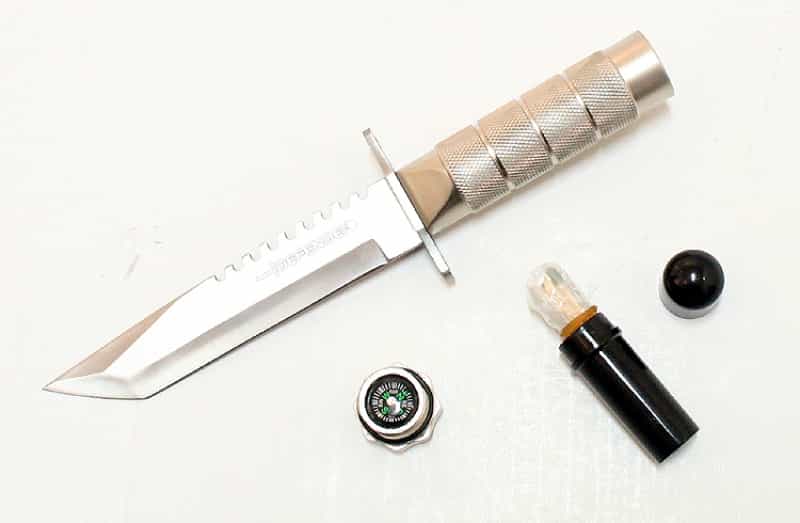 8.5" Stainless Steel Survival Knife With Sheath Heavy Duty