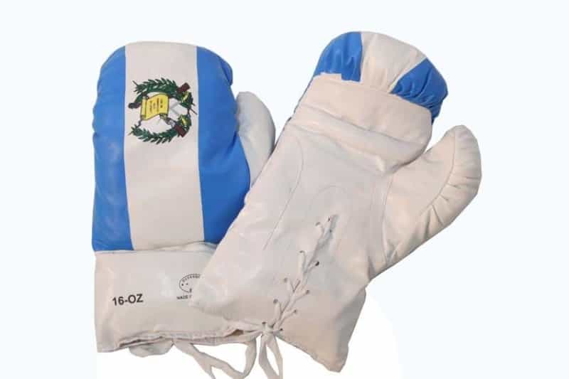 Guatemala 16 Oz. Boxing Gloves 1 Pair Vinyl Leather Glove Practice & Training