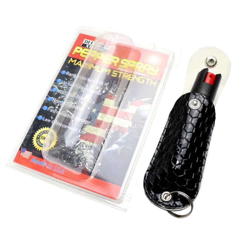 Defender Xtreme 1/2 Oz Pepper Spray With Black Sheath Key Chain
