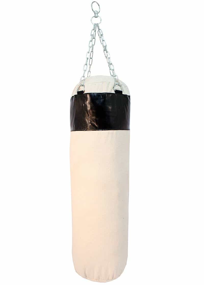 Black Canvas Punching Bag With Chains Brand New