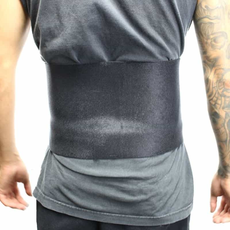 Perrini 8" 10" 11" 12" Black Waist Slimmer Back Support Belt Tummy Belt Exercise Gym