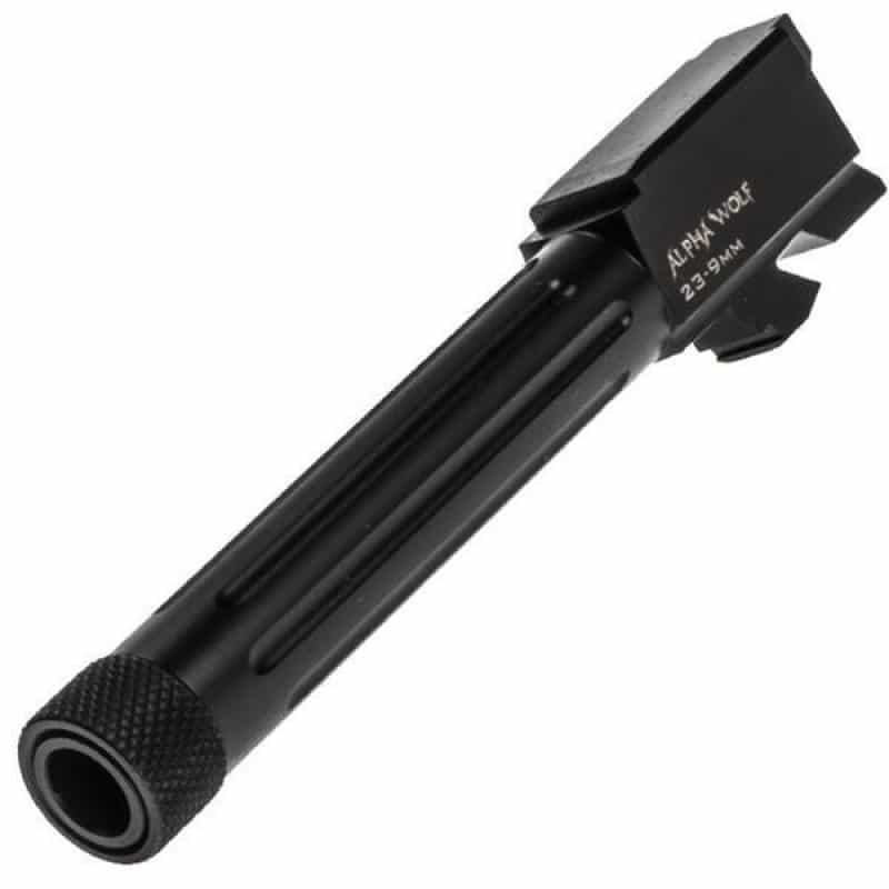 Alphawolf Barrel For Glock 23&32 Conversion To 9Mm Threaded 1/2 X 28
