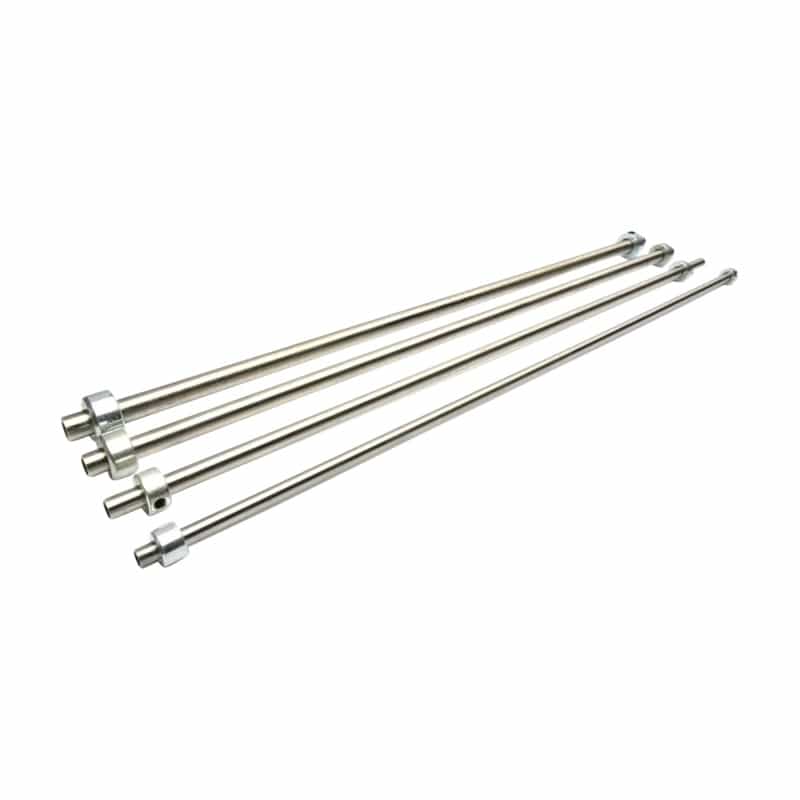 Crb Steel Turning Mandrels – 18" With Collars (1/4", 5/16", 3/8", 7/16")