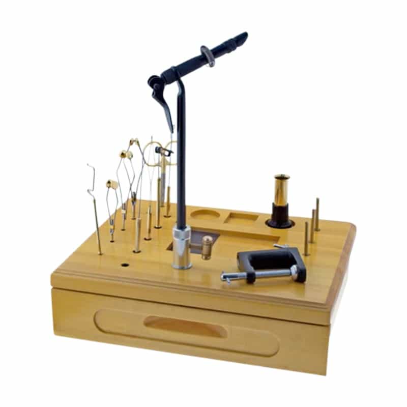 Mud Hole Fly Tying Station With 11 Tools And Vise
