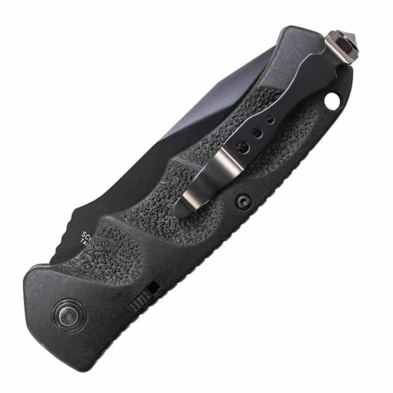 Automatic-Schrade - Auto Black Tanto Plain 3.3" Blade