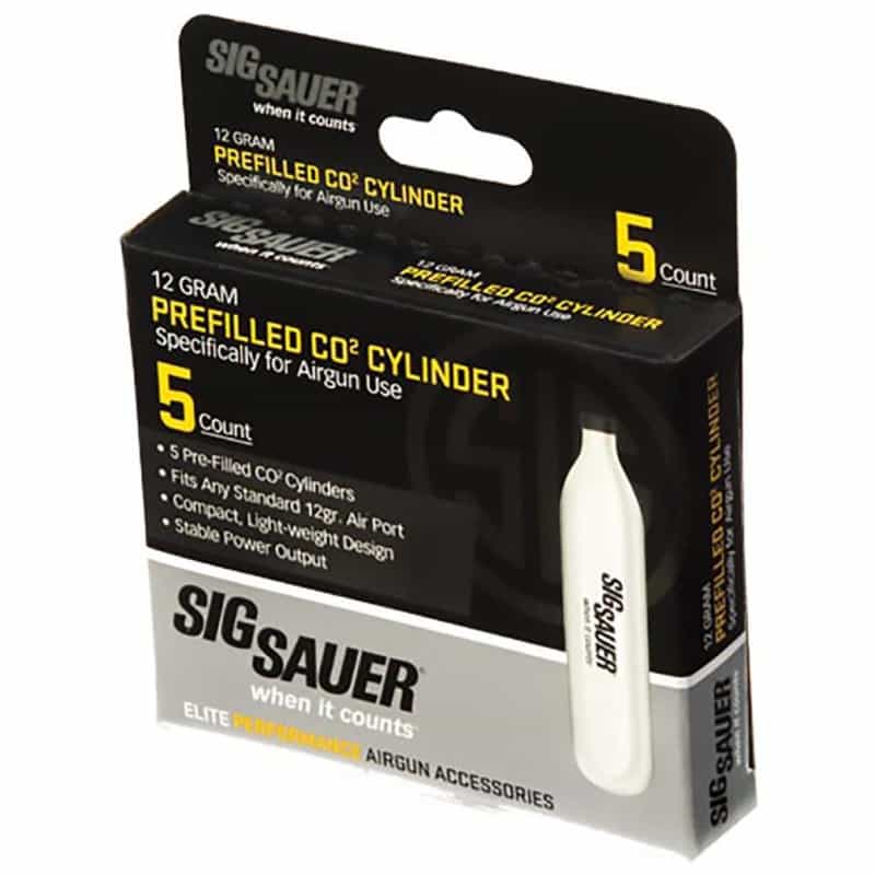 Sig Sauer 12 Gram Co2 Cylinders (5 Count)