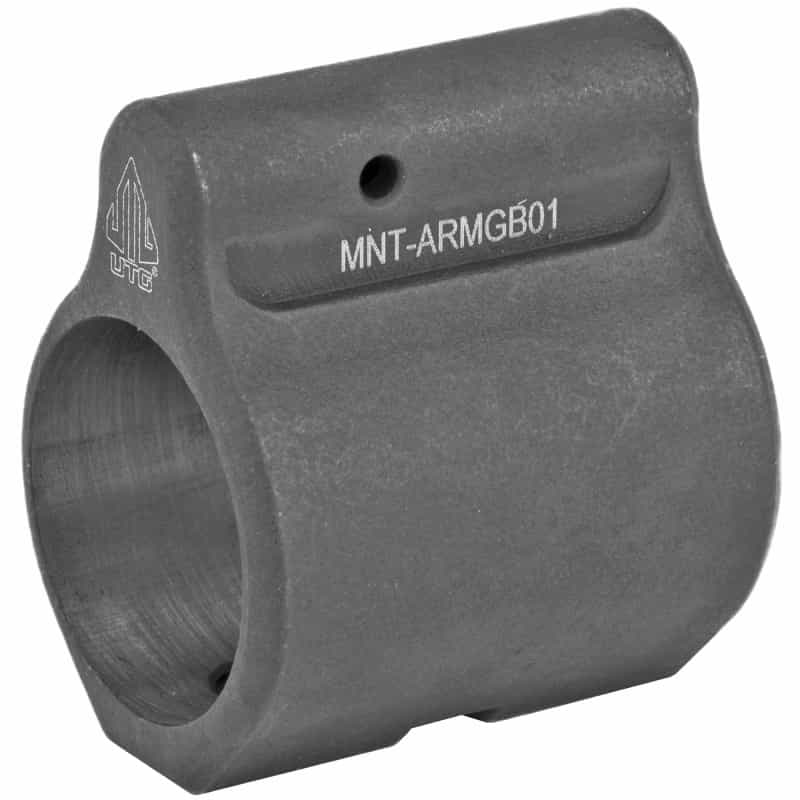 Leapers, Inc. - Utg, Ar15 Micro Gas Block, .750", Includes Gas Tube Roll Pin, Self-Locking Set Screws, Installation Tool