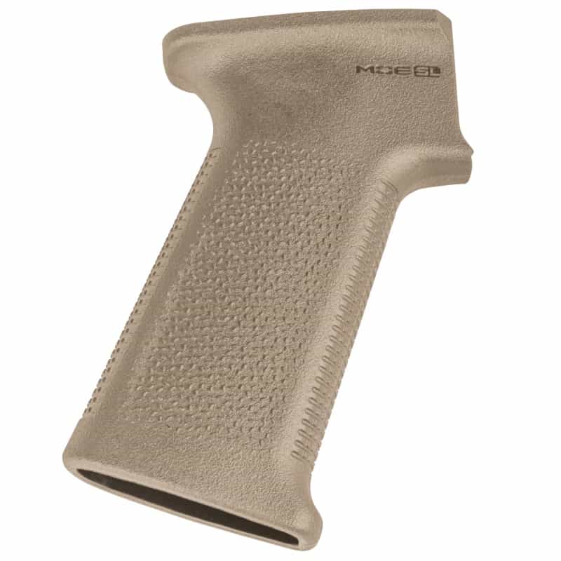 Magpul Industries, Moe Slim Line Grip, Fits Ak-47/74, Tsp Texture, Flat Dark Earth