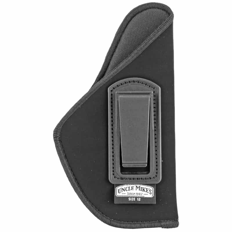 Uncle Mike's, Inside-The-Pant Holster, Size 12, Fits Glock 26 With 3.25" Barrel, Right Hand, Black