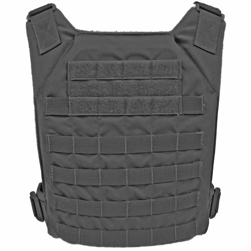 Grey Ghost Gear, Minimalist Plate Carrier, Body Armor Carrier, Designed To Carry 10" X 12" Hard Plates Or Large Esapi Plates, Constructed From Mil-Spec Materials To Stand Up To Hard Use, The Inside Faces Of The Carrier Are Lined With Air Mesh For Comfort And Breathability, Black
