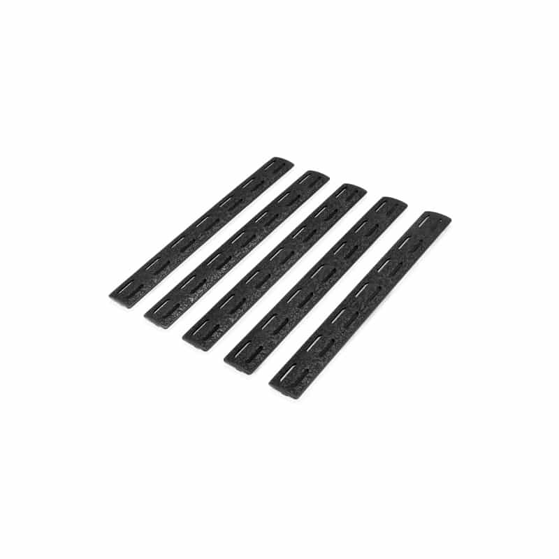 Bravo Company, 5.5" Mcmr Rail Panel Kit, M-Lok Compatible, 5 Pack, Black