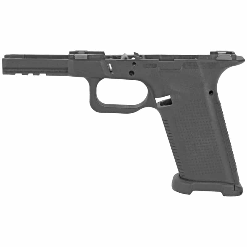 Lone Wolf Distributors, Timber Wolf, Bare Polymer Pistol Frame, Striker Fired, Semi-Automatic, Polymer Frame Pistol, Full Size, 9Mm/40 S&W/357 Sig, Black, Integral Locking System, Fits Gen3/Gen4 Glock 17/22/31/34/35/17L/24/37 Slides