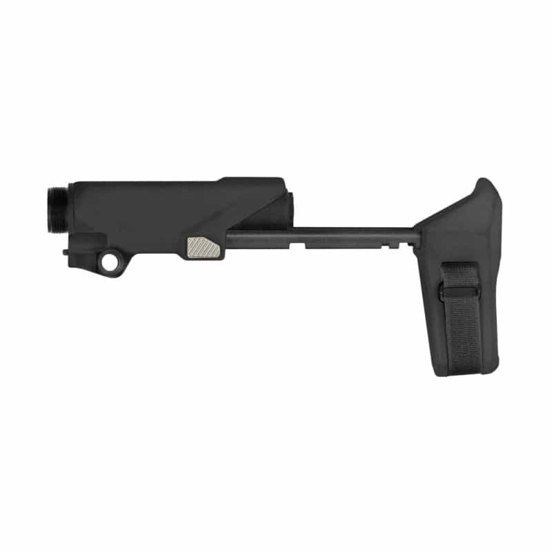 Sb Tactical, Hbpdw, Pistol Stabilizing Brace, Fits Ar Lowers And Mil-Spec Bolt Carrier Groups, Black, 3 Position Adjustable, Includes Adjustable Nylon Strap