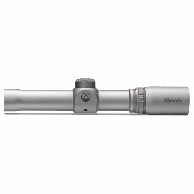 Burris Optics, Handgun, Handgun Scope, 2X Power, 20 Objective, 1", Plex Reticle, Rear Focal Plane, Nickel