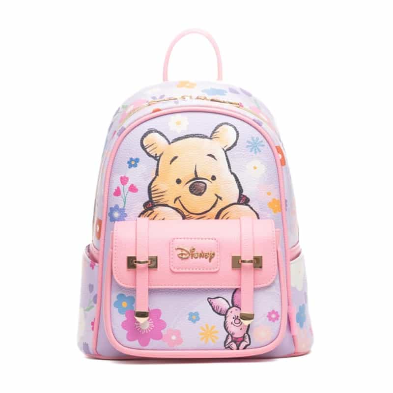 Disney 11" Winnie The Pooh & Friends Tree House Vegan Fashion Leather Mini Backpack