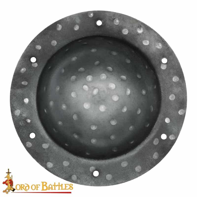 Sturdy Functional Steel Umbo For Viking Or Celtic Shields, 12 Gauge