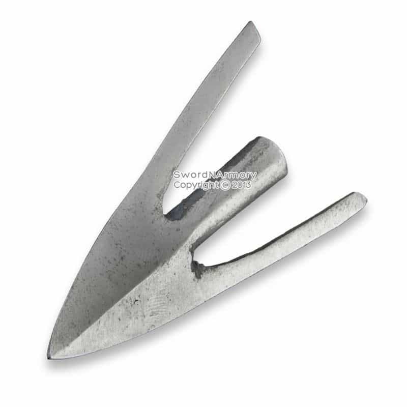 Medieval Broad Tail Steel Arrowhead