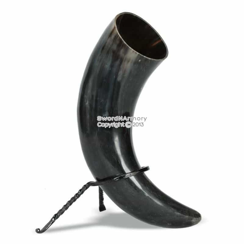 Medieval Renaissance Viking Natural Drinking Cow Horn Reenactment Feast Larp