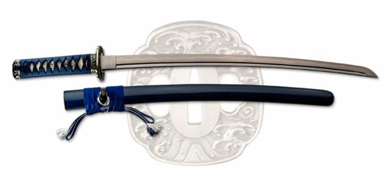 Sea Wave Wakizashi By Dragon King Handmade Blade