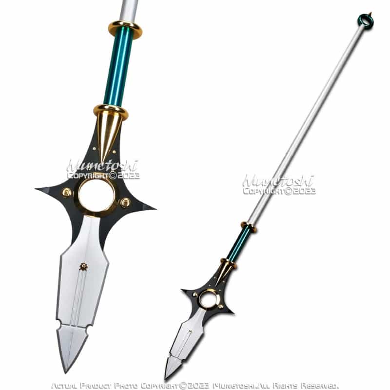 82.5" Chastiefol Fairy King Spear Sloth Sin Stainless Steel Fantasy Anime Prop
