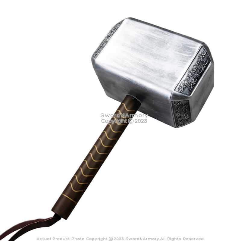 16.5" Large Foam Mjolnir Hammer Thor Norse God Thunder Hero Comic Movie Cosplay