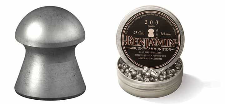 Benjamin .25Cal Domed Lead Pellets – 27.9 Grain (200 Count)